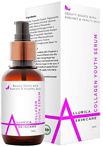 Collagen Peptides Vitamin C Facial Serum, Best Anti-Aging Collagen Face Serum To Reduce Wrinkles 30ml