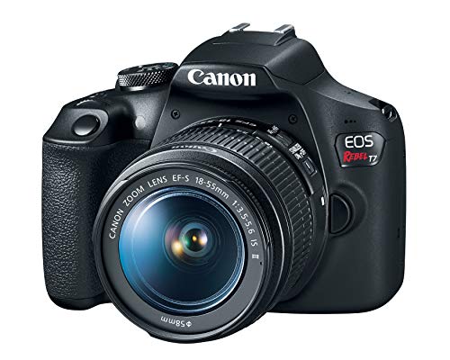 Canon EOS Rebel T7 DSLR Camera with 18-55mm lens | Built-in Wi-Fi|24.1 MP CMOS Sensor | |DIGIC 4+ Image Processor and Full HD Videos