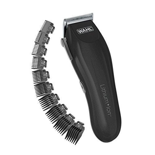 Wahl Clipper Lithium-Ion Cordless Haircutting Kit - Rechargeable Grooming & Trimming Kit With 12 Guide Combs for Heads, Beard & All Body Grooming - Model 79608
