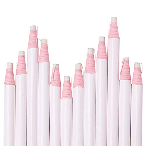 PH PandaHall 36pcs Sewing Mark Pencil Cut Free Oily Tailor Pencil White, Tailor Marking and Tracing Tools for Sewing and Fabric