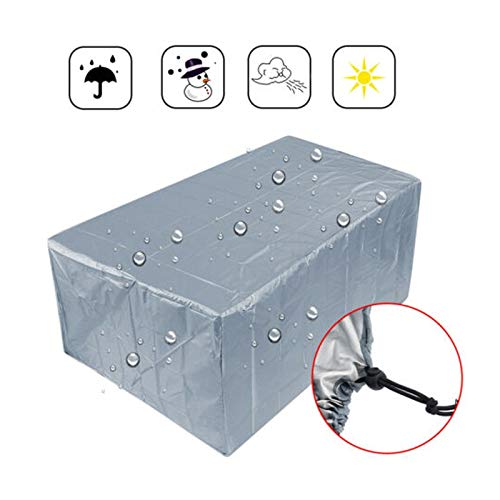 YINGDATERUI Waterproof Windproof Anti-UV Waterproof 210T Furniture Cover for Garden Rattan Table Cube Chair Sofa All-Purpose Dust Proof Outdoor Patio Protective Case New Durable