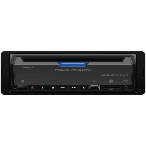 Power Acoustik Padvd-390 Single-Din In-Dash DVD Receiver by Power Acoustik