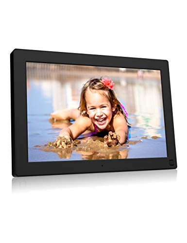 BSIMB Digital Picture Frame 10.1 Inch WiFi 16GB Digital Photo Frame 1280x800 IPS Touch Screen Auto Rotate Motion Sensor Add Photos/Videos from iPhone & Android App/Twitter/Facebook/Email W10