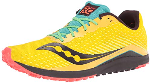 Saucony Kilkenny XC 8 Flat Men's Cross Country Running Shoe, Yellow Mutant, 10