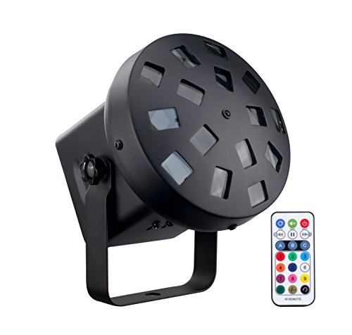 DragonX LED Tri Color Mushroom Stage Effect DJ Strobe Light(IR Remote Controller included) Professional Lighting for Home Parties Disco Club and KTV