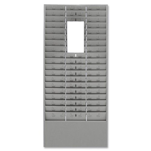 STEELMASTER Steel Time Rack with Adjustable Dividers, 5-Inch Pockets, 13.6' x 30' x 2', Gray (27018JTRGY)