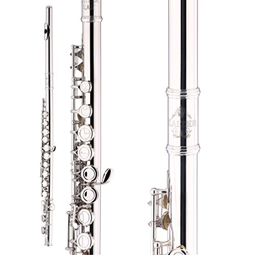 Kaizer Flute C Key 1000 Series Closed Hole Nickel Silver New 2018 Model Student Flute FLT-1500NK