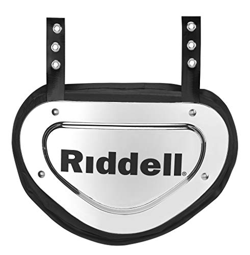 Riddell Sports Back Plate Chrome Finish, One Size Fits Most