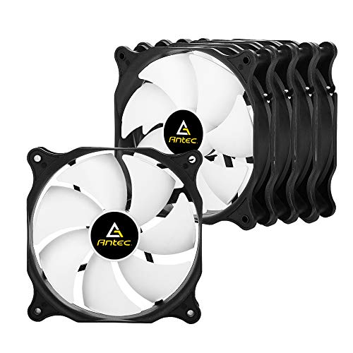 Antec 120mm Case Fan, PC Case Fan High Performance, 3-pin Connector, PF12 Series 5 Packs