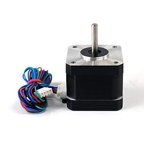 Anet 42 Stepper Motor for 3D Printer DIY CNC Robot, 1.8 Degree 0.9A 0.4N.M 42mm Stepper Stepping Motor Drive with 90cm Lead Cable for 3D Printer - Black (1PCS)