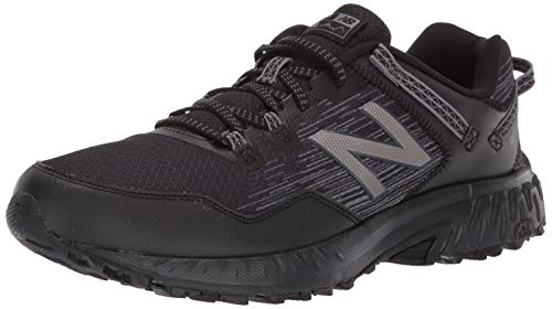 New Balance Men's 410 V6 Trail Running Shoe, Black/Black, 11 XW US