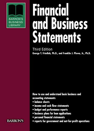 Financial and Business Statements (Barron's Business Library Series)