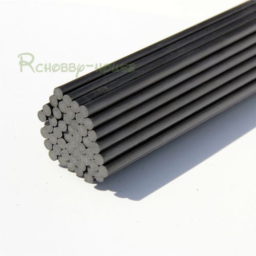 Does not apply 10pcs 2 mm x 500mm Length Carbon Fiber Rods Matte Pole (10PC 2MM)