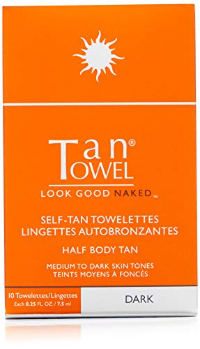 Tan Towel Total Body Tan Dark, 0.25 fl. oz.