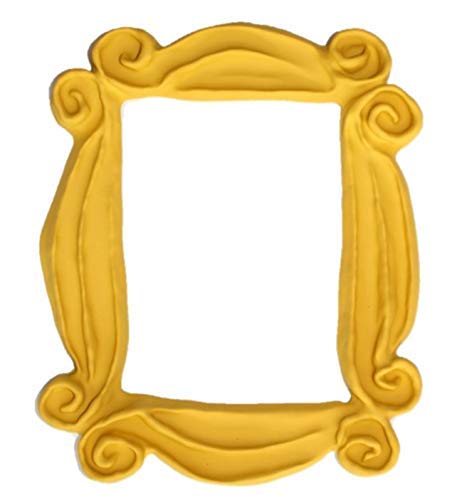 Handmade with Love by Fatima. As seen in Monica's Door. It has Two Side Tape in the back. Handmade. Yellow Frame for your peephole. Present for your best friends.