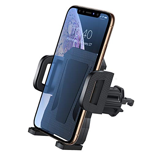 Air Vent Phone Holder for Car,Miracase Universal Vehicle Cell Phone Mount Cradle with Adjustable Clip Compatible with iPhone 11 Pro Max/XR/XS Max/XS/X/8/8 Plus/7/7P,Galaxy S10/S10+/S9/Note 9 and More
