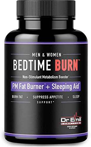 Dr. Emil - PM Fat Burner, Sleep Aid and Night Time Appetite Suppressant - Stimulant-Free Weight Loss Pills and Metabolism Booster for Men and Women (60 Diet Pills)