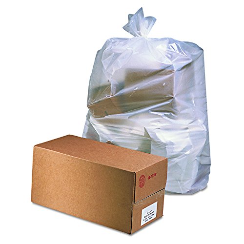 Jaguar Plastics D3865 Industrial Drum Liners, 38 x 65, 60gal, 2.5mil, Clear, 50 Bags per Roll (Case of 1 Roll)