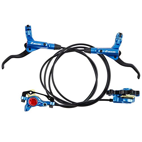 Lixada HB-875 MTB Hydraulic Disc Brake Front Rear Calipers Set 22MM Mountain Bike Cycling Left Right Brake Lever Kit (Blue)