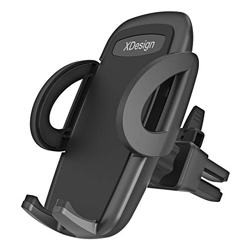 XDesign Air Vent Car Mount Premium Universal Phone Holder Cradle Compatible with iPhone 11 Pro iPhone XR XS Max SE 2020 8 Plus 7 6s 6 Galaxy S20 S10 S9 S8 Plus Edge, Note 10 9 & Other Smartphone