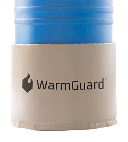 WarmGuard WG30 Insulated Drum Band Heater - Barrel Heater, Fixed Internal Thermostat Max Temp 145 F, Tan