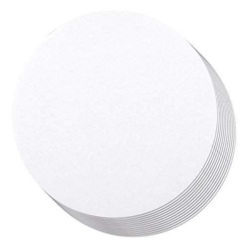 12-Pack Round Cake Boards, Cardboard Cake Circle Bases, 12 Inches Diameter, White