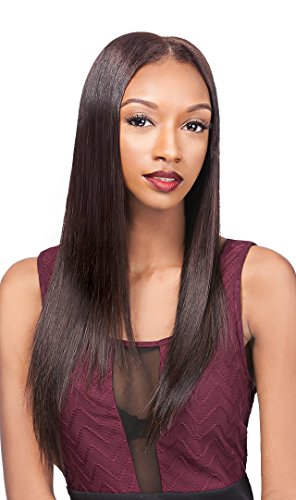 Velvet Remi Human Hair Weave - Yaki Weaving (10 inch, 1 - Jet Black)