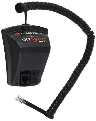 Celestron - SkySync Telescope GPS Accessory – Automatically Updates your Telescope with 16-channel GPS Data, Time, and Date - Save Time & Improve the Accuracy of your Telescope Alignment, Black (93969)