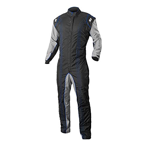 K1 Race Gear 10-GK2-B-LXL CIK/FIA Level 2 Approved Kart Racing Suit (Blue, Large/X-Large)