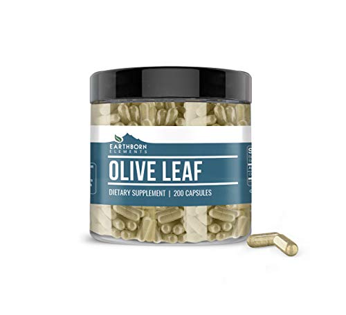 Olive Leaf Extract, 200 Capsules, 940mg Serving, 20% Oleuropein, Natural Antioxidant, Potent, Gluten-Free, Non-GMO, No Stearates or Filler, Lab-Tested, Made in USA