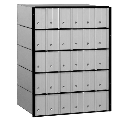 Salsbury Industries 2230 Standard System Aluminum Mailbox with 30 Doors