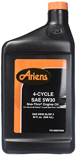 Ariens Company 707068 32 oz 5W30 4 Cyc Wint Oil, Black