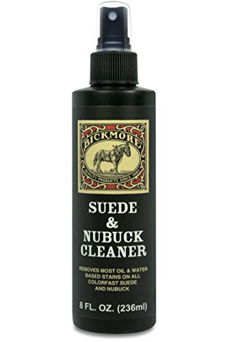 Bickmore Suede & Nubuck Cleaner - Remove Water Dirt Oil Stains From Shoes Boots Purses Handbags & More,8 fl oz