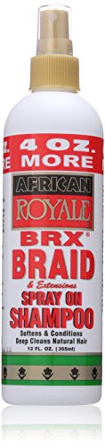 African Royale Brx Braid Spray On Shampoo, 12 Oz