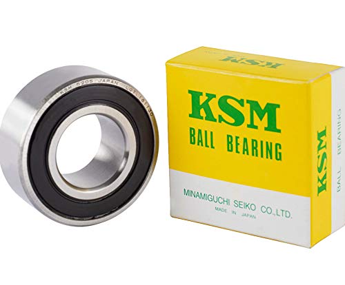KSM 5205-2RS 3205-2RS Japanese Precision Double Row Angular Contact Ball Bearing 25x52x20.6