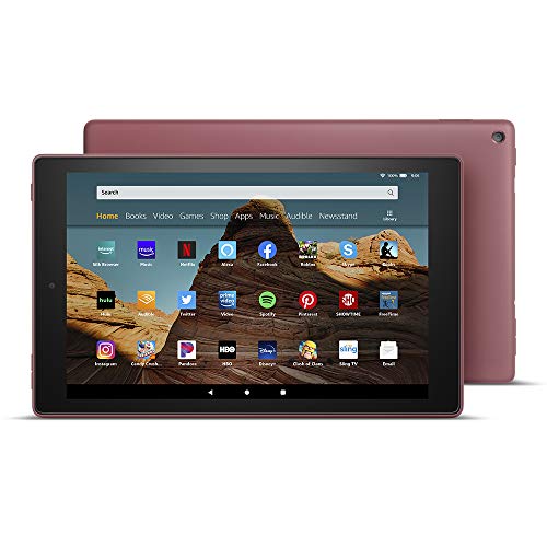 Fire HD 10 Tablet (10.1' 1080p full HD display, 32 GB) – Plum
