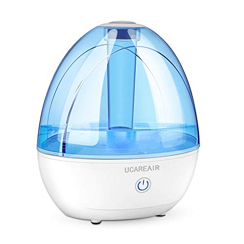 Cool Mist Humidifier – Humidifier for Bedroom, Quiet Mist Humidifier, High Low Mist, Waterless Auto-off, Night Light, Baby Kids Nursery, 2L Tank, Filterless Humidifiers for home office, ETL Approved