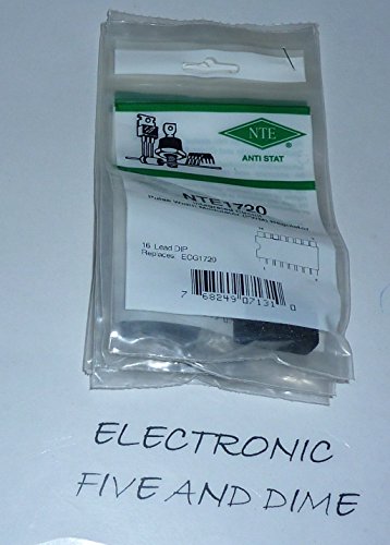 NTE Electronics NTE1720 PWM Regulator Integrated Circuit, 40V, 16-Lead DIP
