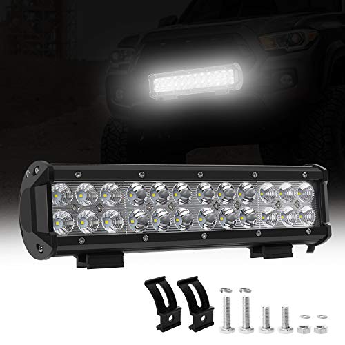 Off-road LED Bar, 12 Inch 72W LED Work Light Light Bar Fog Lamps Tail Light for Truck SUV ATV UTV Boat, Suitable for Most Cars