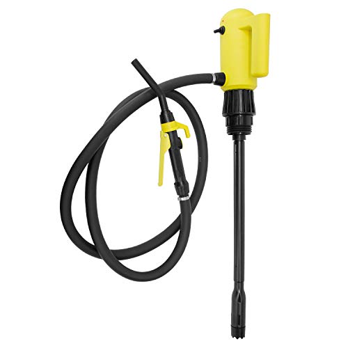 TERAPUMP TReDRUME 110V AC Electric Telescopic Fuel (Gasoline Diesel Bio Diesel etc.) Transfer Drum Pump 4.2 GPM for Use On 15, 30, and 55 gal with 6.6 ft Discharge Hose N Nozzle