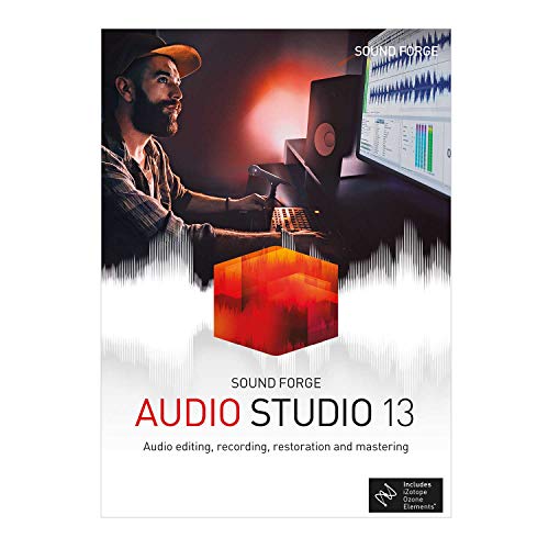SOUND FORGE Audio Studio — Version 13— audio editing, recording, restoration and mastering in one. [PC Download]