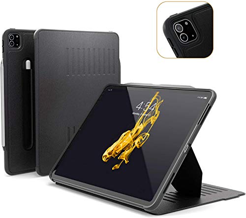 ZUGU CASE (New Model) Alpha Case for 2020 iPad Pro 12.9 inch - Ultra Slim Protective Case - Wireless Apple Pencil Charging - Convenient Magnetic Stand & Sleep/Wake Cover