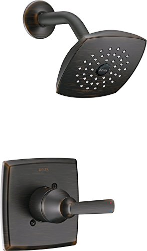 Delta Faucet Ashlyn 14 Series Single-Handle Shower Faucet, Shower Trim Kit with Single-Spray Touch-Clean Shower Head, Venetian Bronze T14264-RB (Valve Not Included)