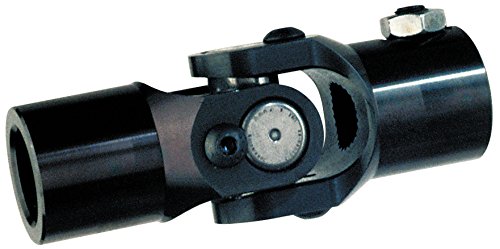NEW SOUTHWEST SPEED STEERING U-JOINT, 3/4'-30 SPLINE TO 3/4' SMOOTH FOR WELDING, HIGH STRENGTH BLACK OXIDE UNIVERSAL JOINT WITH NEEDLE BEARINGS, 30 DEGREES OF USE ON STEERING SHAFT COLUMN BOX RACK