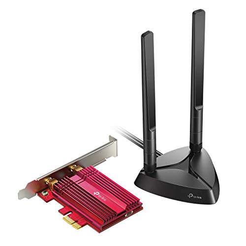 TP-Link WiFi 6 AX3000 PCIe WiFi Card (Archer TX3000E), Up to 2400Mbps, Bluetooth 5.0, 802.11AX Dual Band Wireless Adapter with MU-MIMO,OFDMA,Ultra-Low Latency, Supports Windows 10 (64bit) only
