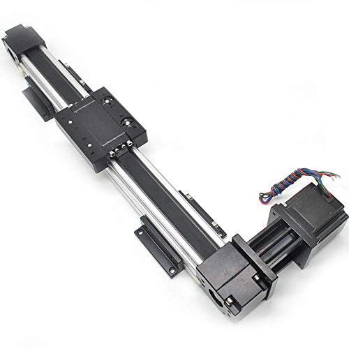 High Speed Belt Drive Linear Guide Rail 200mm Motion Slide Actuator Module +Nema23for CNC Linear Position Kit