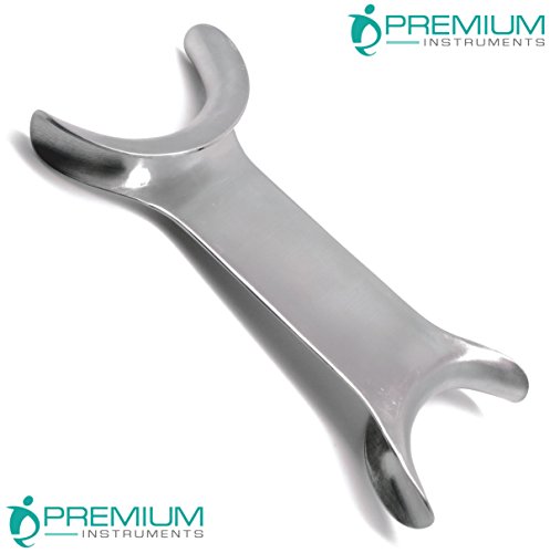 Dental Cheek Retractor 4.5' Surgical Orthodontics Double Sided Stainless Steel Instruments