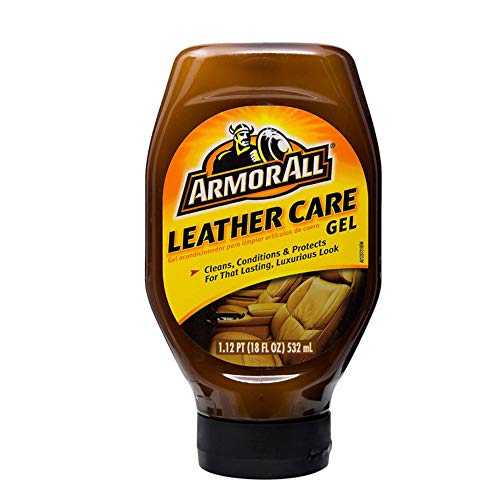 Armor All Car Leather Conditioner Gel, Interior Cleaner for Cars, Truck and Motorcycle, Cleans and Conditions, 18 Fl Oz, 9963