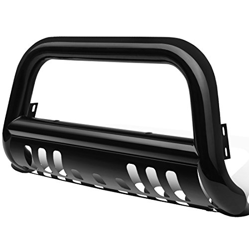 AUTOSAVER88 Bull Bar Compatible for 07-18 Chevy Silverado 1500/GMC Sierra 1500/Chevy Suburban 1500/Chevy Tahoe/GMC Yukon 3' Grille Brush Push Guard Include Skid Plate Light Mounting Holes