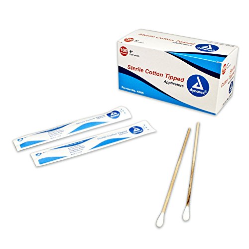 Cotton Tip Applicator 6' 2's Sterile 100/box